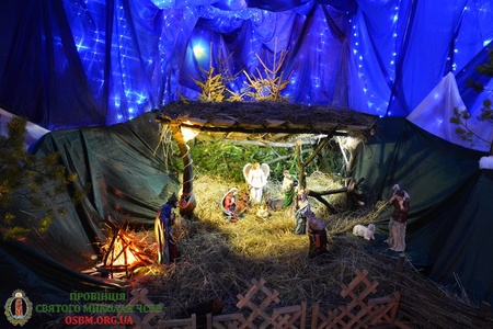 Різдвяна шопка в монастирі. Брюховичі.