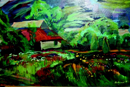 Василь Вовчок "Літній вітерець над Ужком".