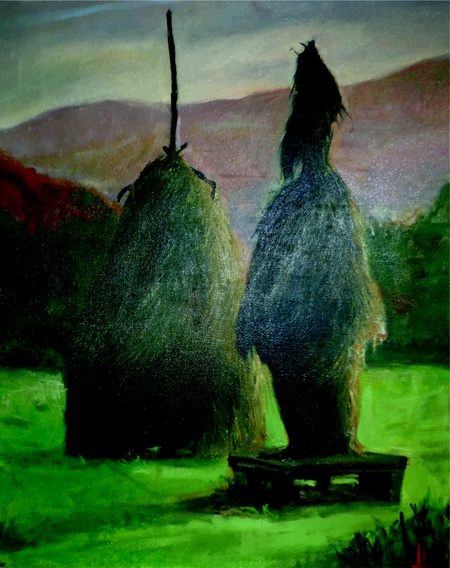 Олександр Сидорук "Дві копиці, одна як птиця...".