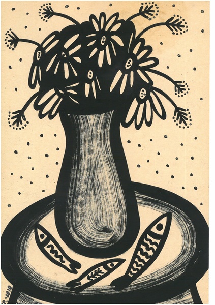 Галина Рідна "Графічний натюрморт".