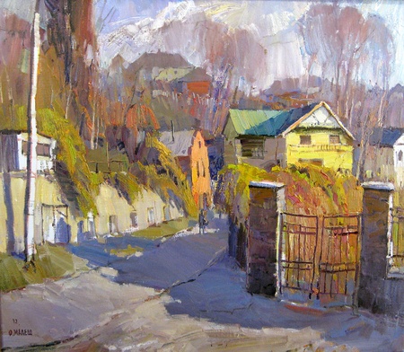 Олександр Малеш "Стара вуличка Ужгорода".
