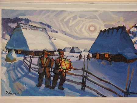 Іван Ілько "Святвечір.Колядники".